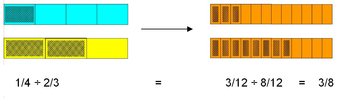 Dividing With Fraction Bars Quality Math Products